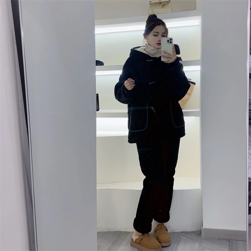 【顺丰现发】三层夹棉加厚睡衣套装女士三层夹棉加厚可外穿家居服女