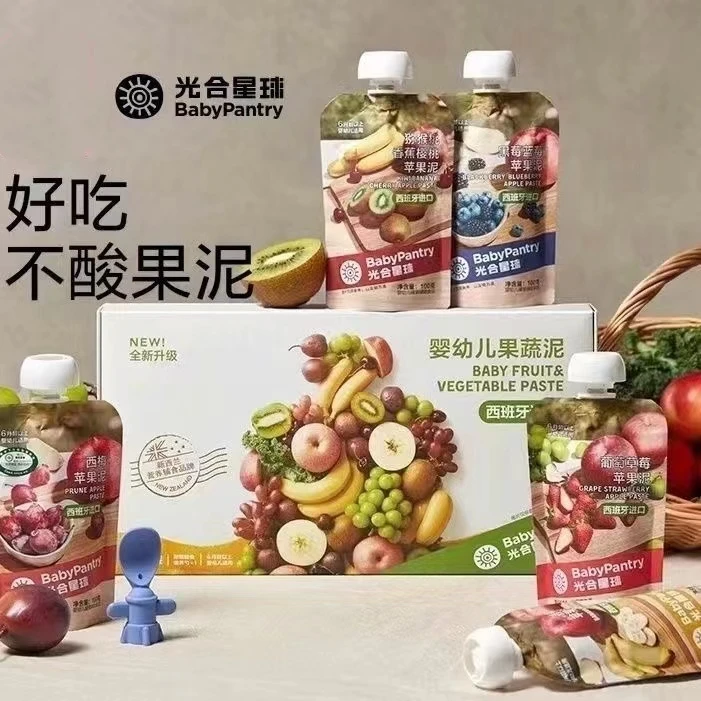 光合星球-多口味宝宝营养果泥净含量100g