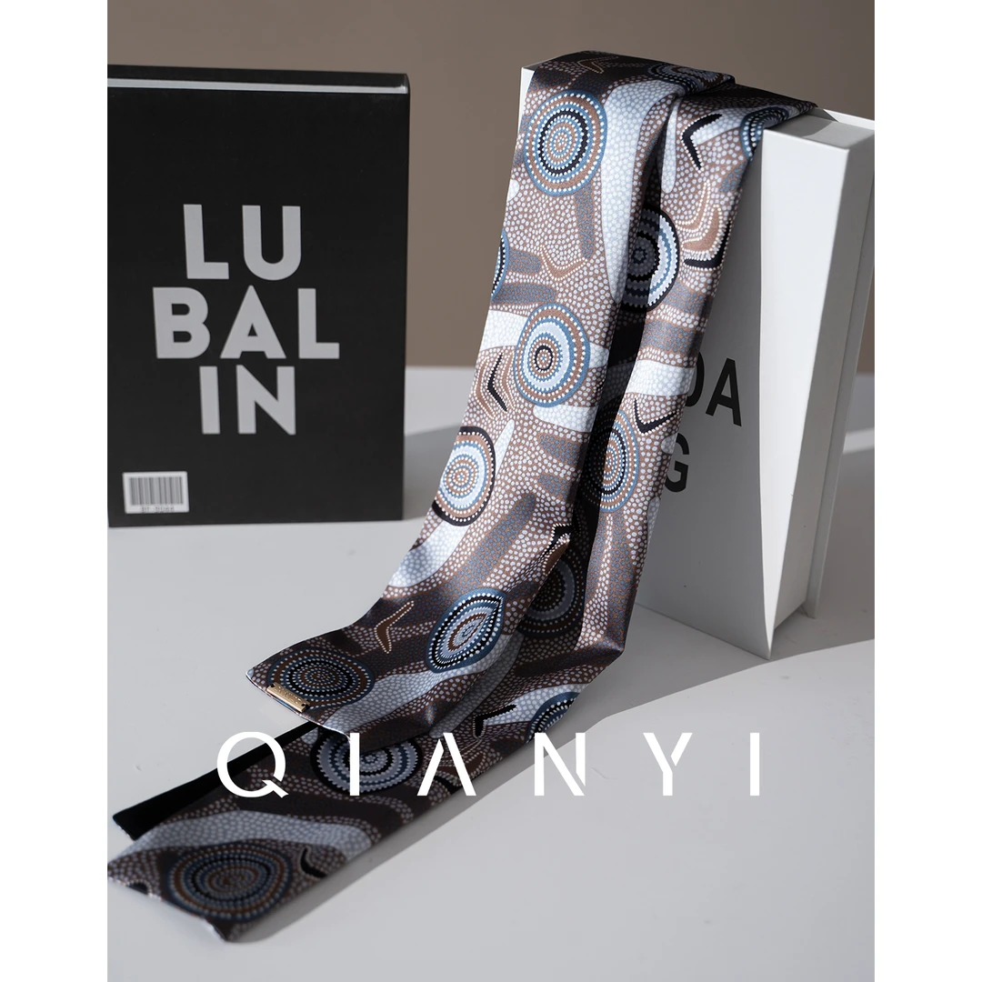 纤屹2025新款春款时尚百搭丝巾轻奢高级感气质高端女款围巾