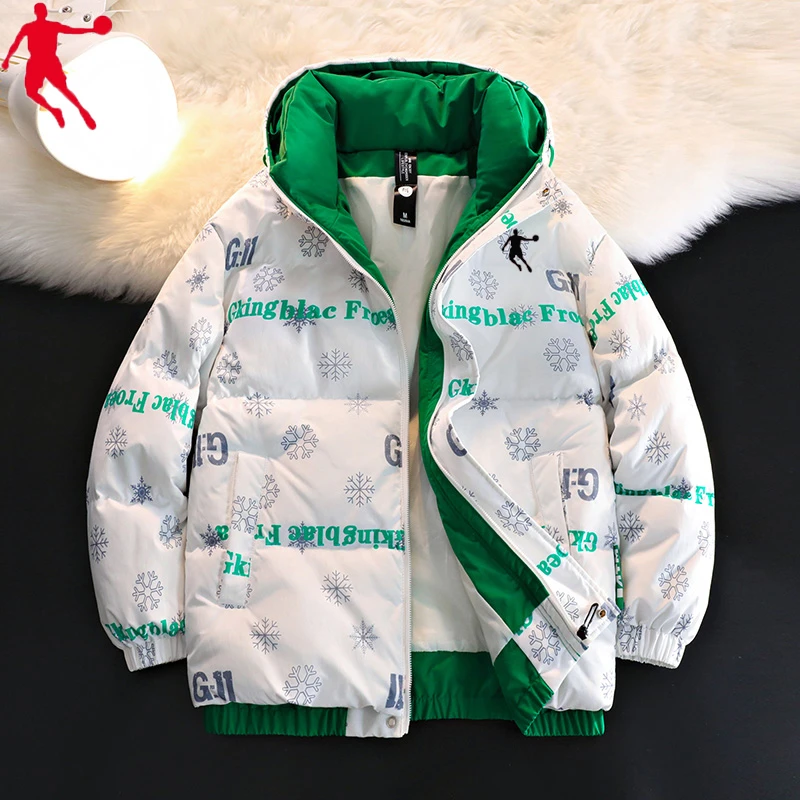 乔丹青年运动棉衣男女冬季休闲面包服加厚棉服保暖棉袄羽绒服外套