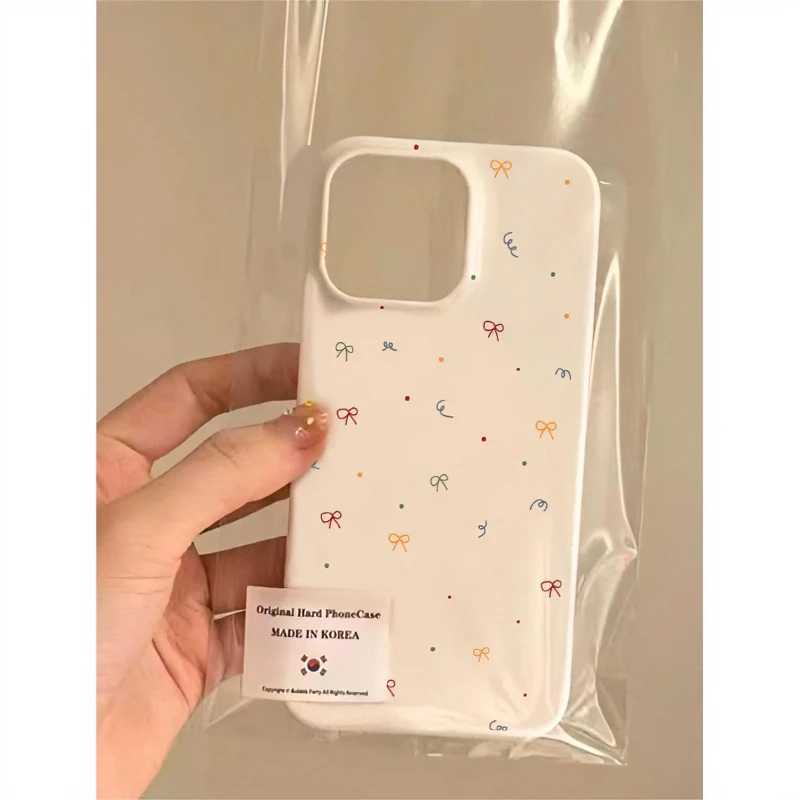 BANCA韩国ins蝴蝶结iPhone15promax苹果13手机壳14/11小众12大孔X