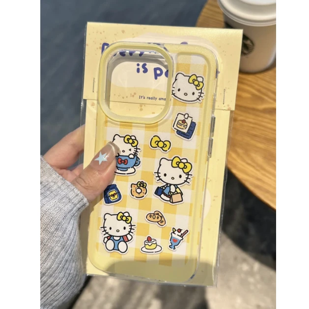 BANCA柠檬凯蒂猫iPhone15/14promax手机壳11苹果13/12软xr套xs女