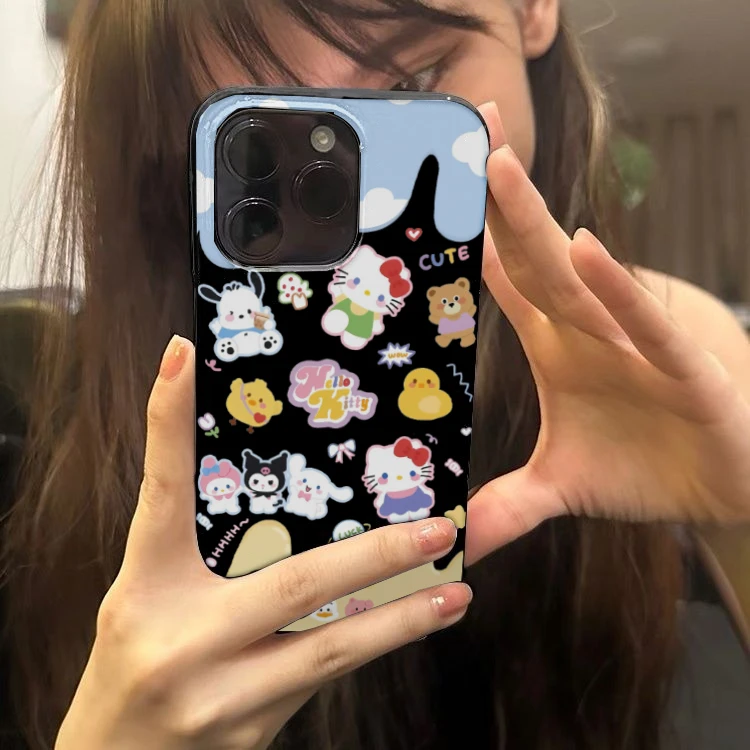 BANCA趣味奶油KT帕恰狗iPhone15/14promax手机壳11苹果13/12防摔x