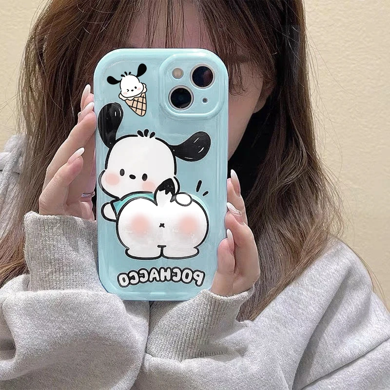 BANCA可爱立体帕恰狗苹果13手机壳iphone14promax防摔12/11女款XS