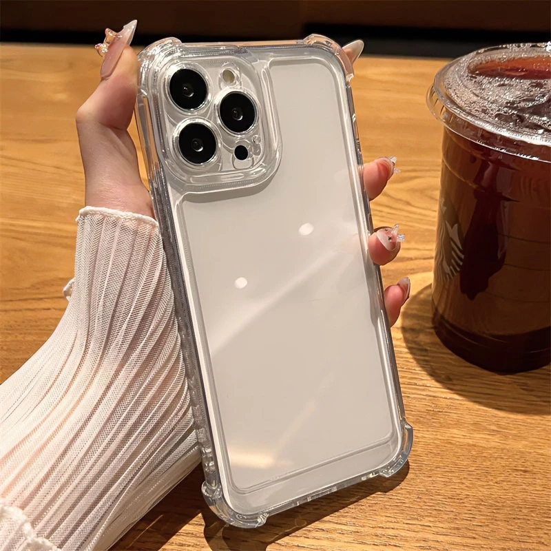 BANCA透明气襄壳适用苹果15Pro手机壳iPhone14防摔iPhone13全包12