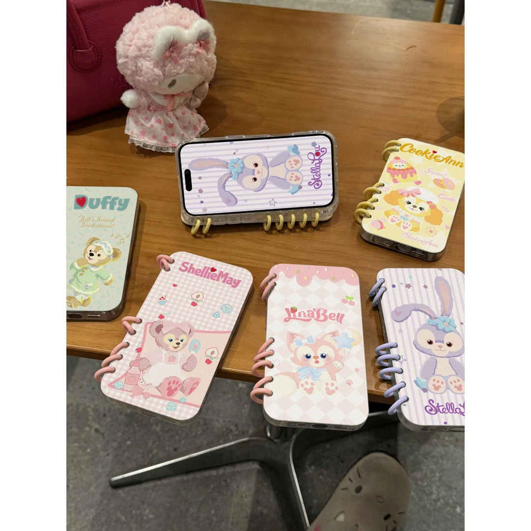 BANCA玲娜贝儿合集翻盖笔记本适用苹果16promax手机壳15新款14/13