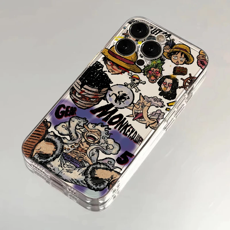 BANCA涂鸦风海贼王适用iphone15/13苹果14手机壳华为vivo小米oppo