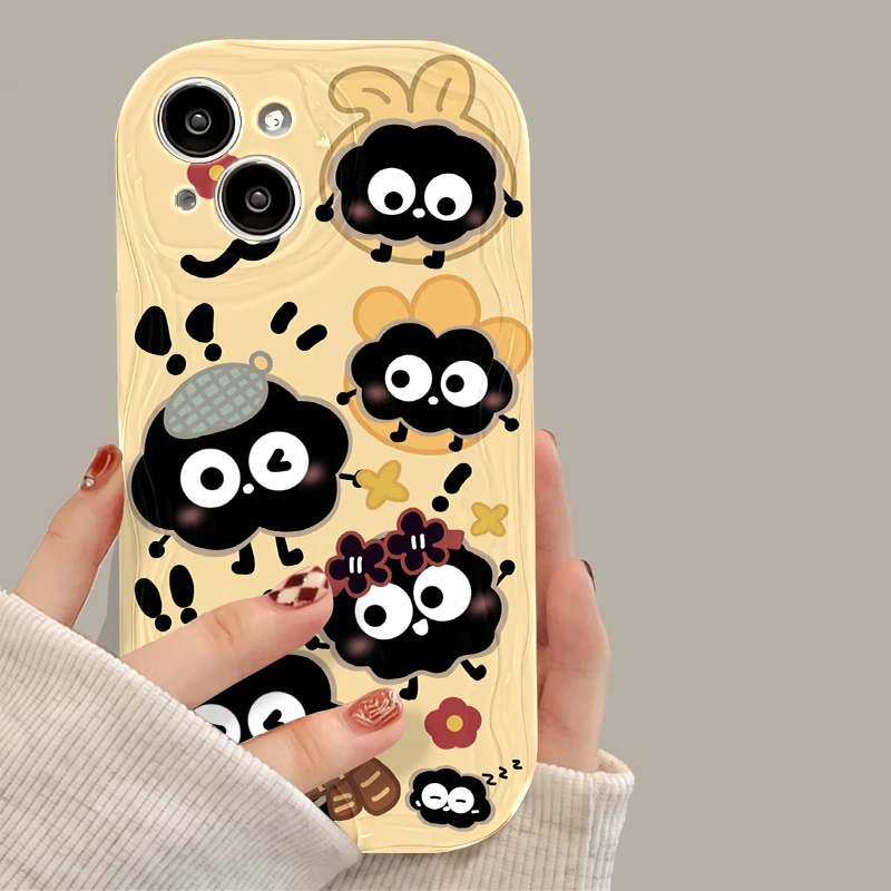 BANCA煤球饼干适用iphone15/13苹果14手机壳华为vivo小米oppo防摔