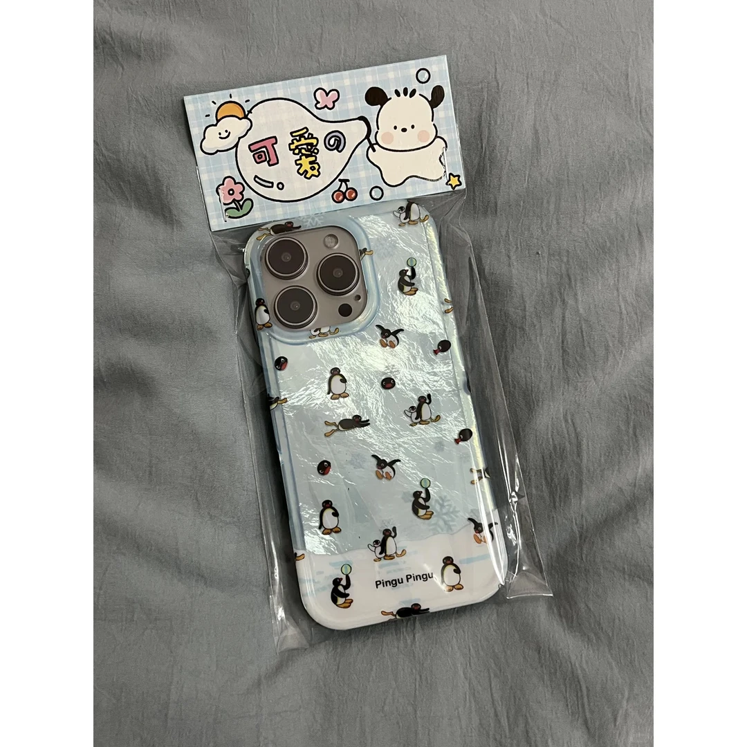BANCA冰天雪地企鹅适用苹果16/15/13手机壳华为P70vivo小米14oppo