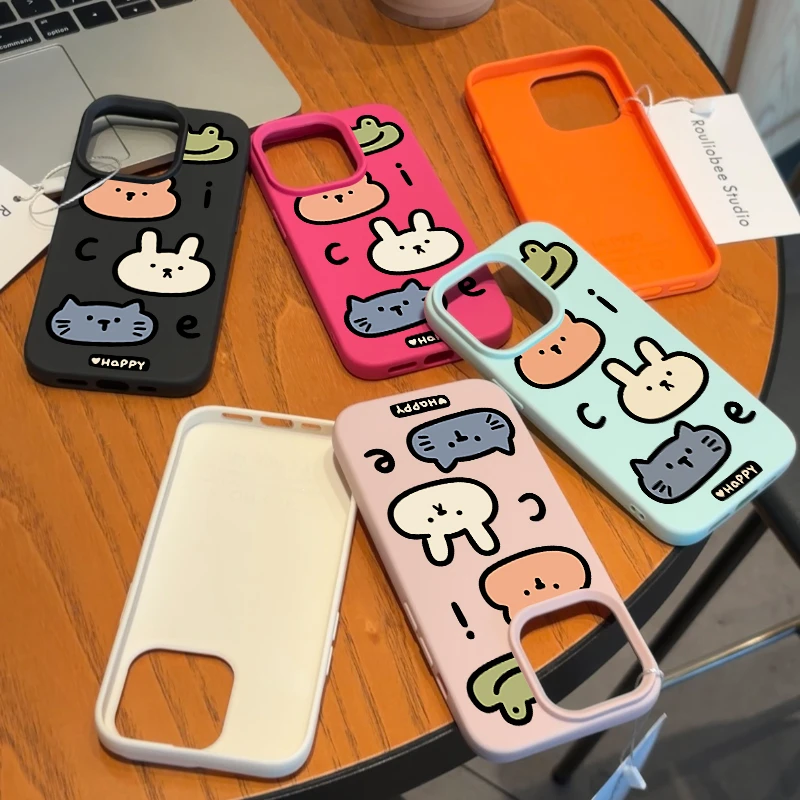 BANCACute头像动物适用苹果15手机壳iphone13/14promax高级12套11