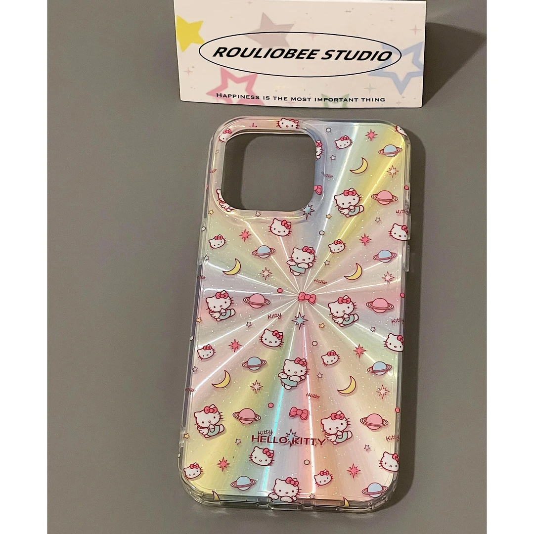 BANCA月亮天使凯蒂极光iPhone15/14promax手机壳苹果13高级12女11