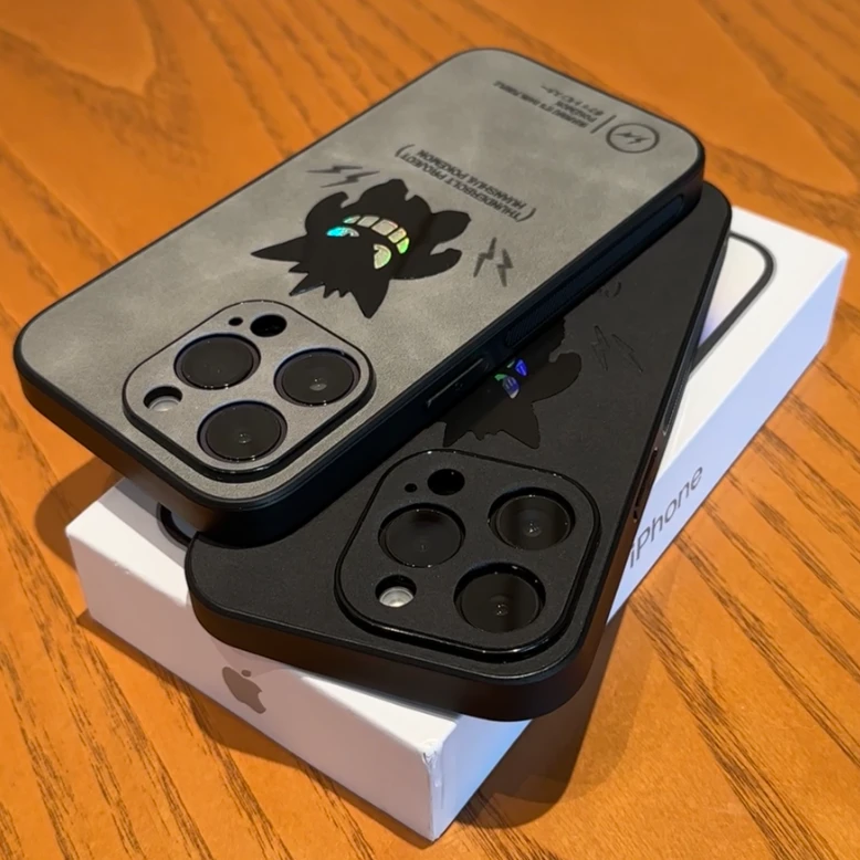 BANCA炫酷镭射耿鬼适用iPhone16手机壳14promax苹果15耐脏12软13