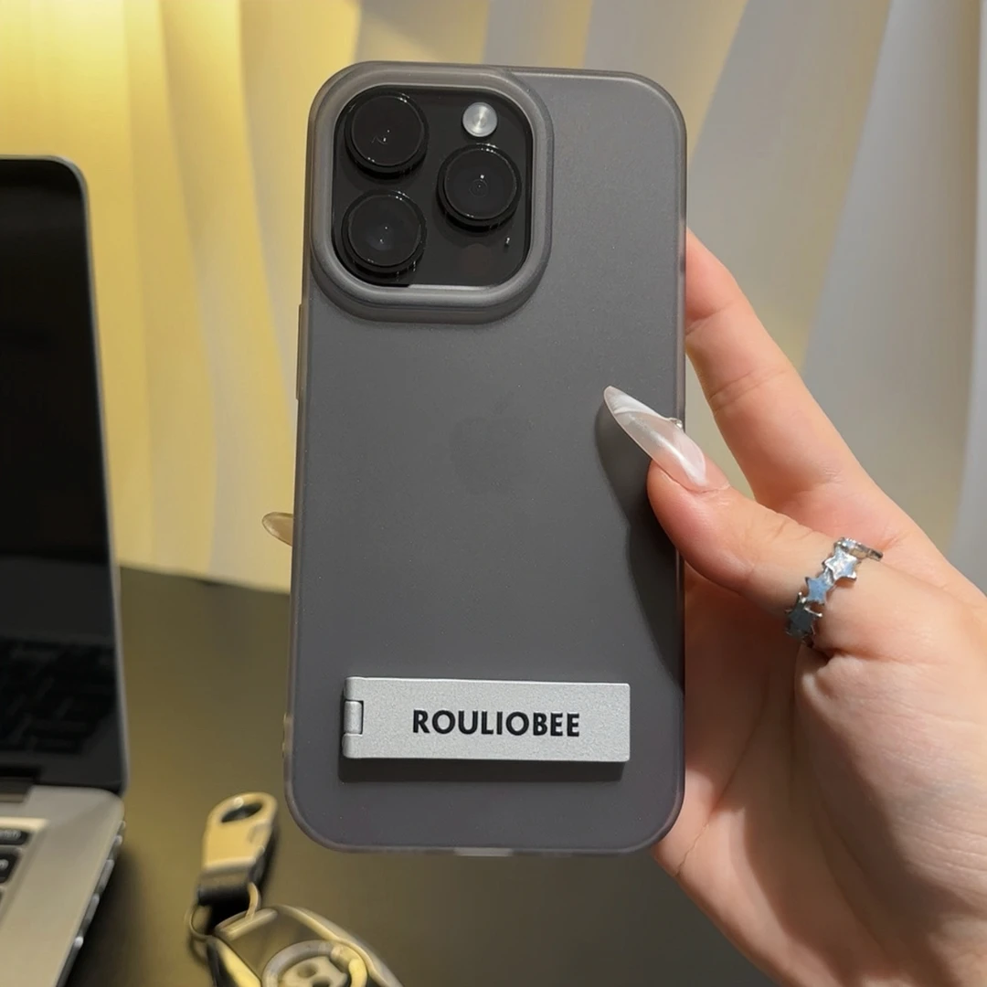 BANCA高级暗黑支架适用iPhone15/14pro华为p70手机壳苹果13套男款