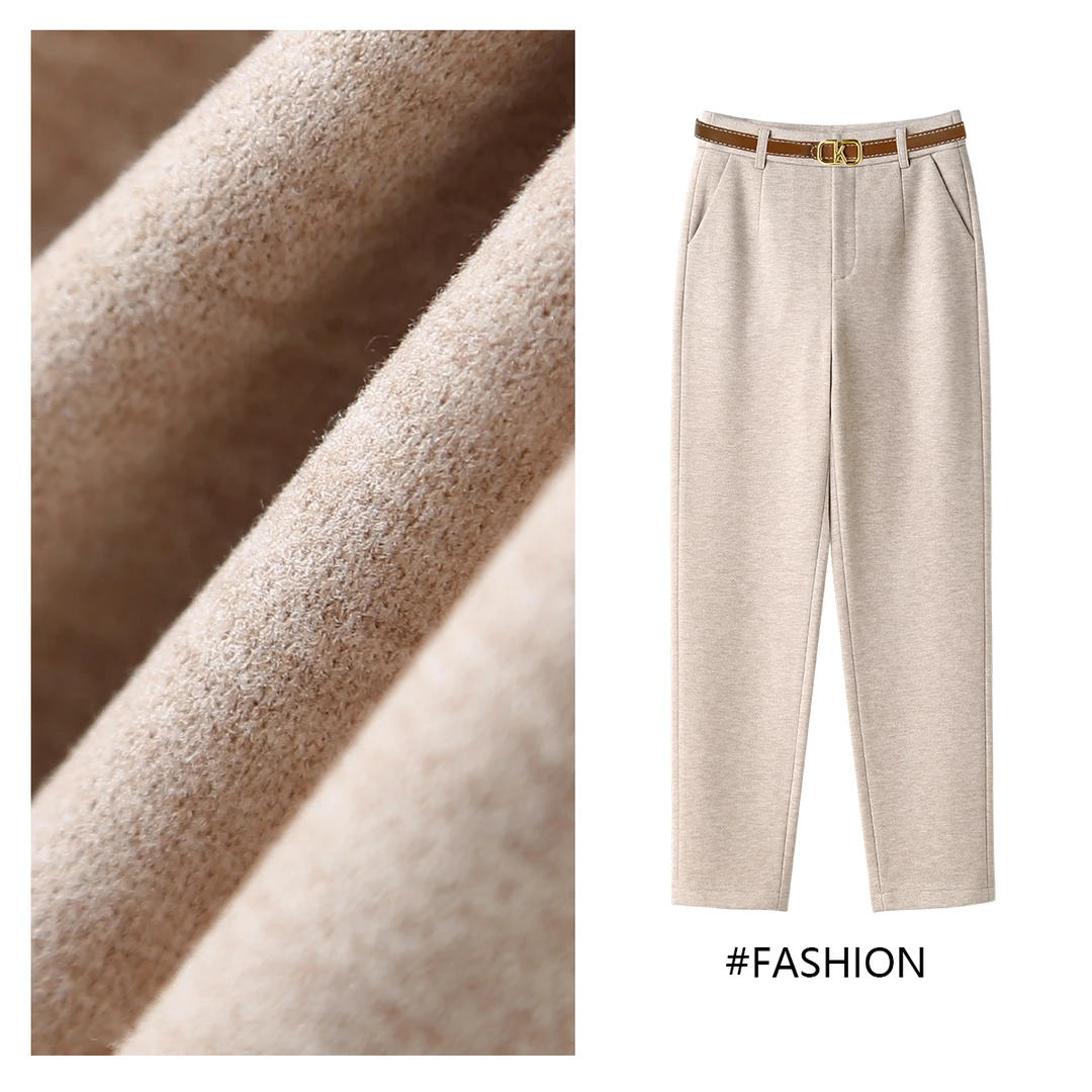 【爆款推荐】2024年冬加厚法棍裤236168显瘦3.0升级版直筒高腰