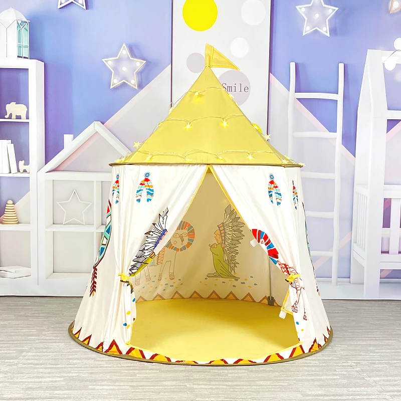 儿童帐篷 室内家用印第安蒙古包 小宝宝过家家玩具幼儿园游戏屋