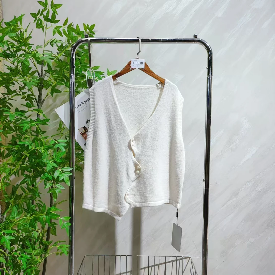 【H6538】 女士气质轻奢百搭针织马甲