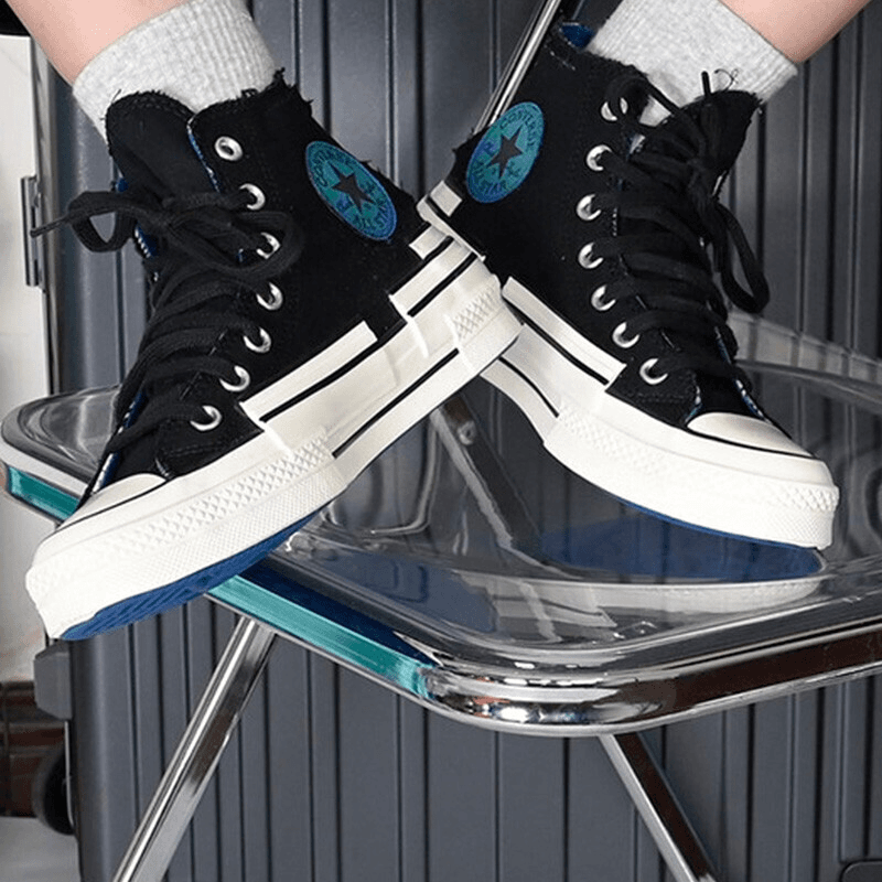 Converse/匡威男女鞋1970S刮刮乐做旧破洞经典帆布鞋板鞋A02407C