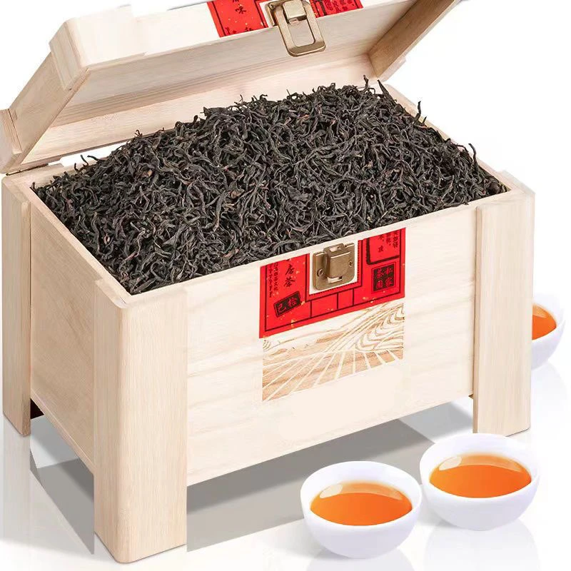 礼盒装正山小种红茶2024新茶500克正宗浓香木桶送礼红茶
