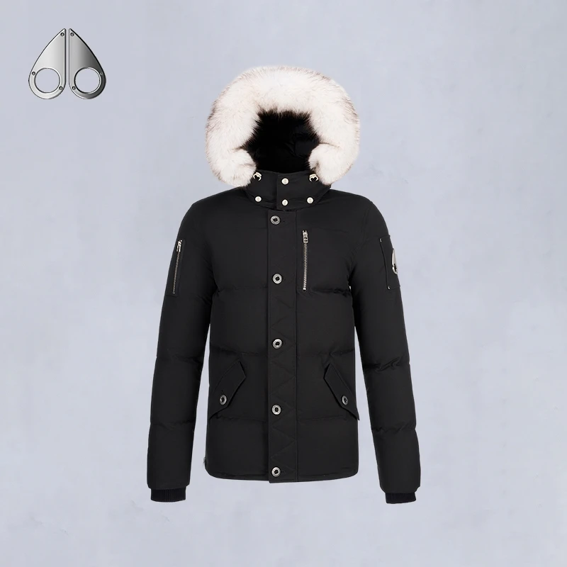 MOOSE KNUCKLES 3Q 男大毛领羽绒服外套MK8681M3QK