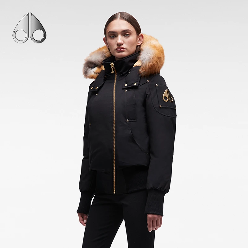 【限时7折】MOOSE KNUCKLES 女金标小剪刀飞行员羽绒服M39LB002GH