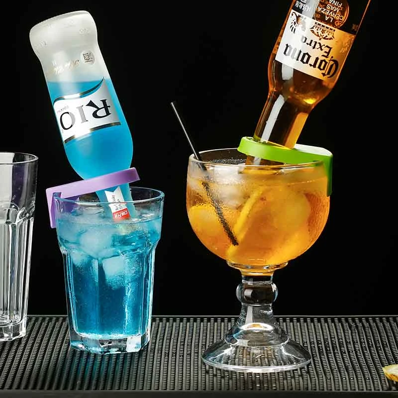 酒杯卡扣鸡尾酒创意酒杯口卡扣日韩酒吧啤酒扣啤酒倒置卡扣玻璃杯