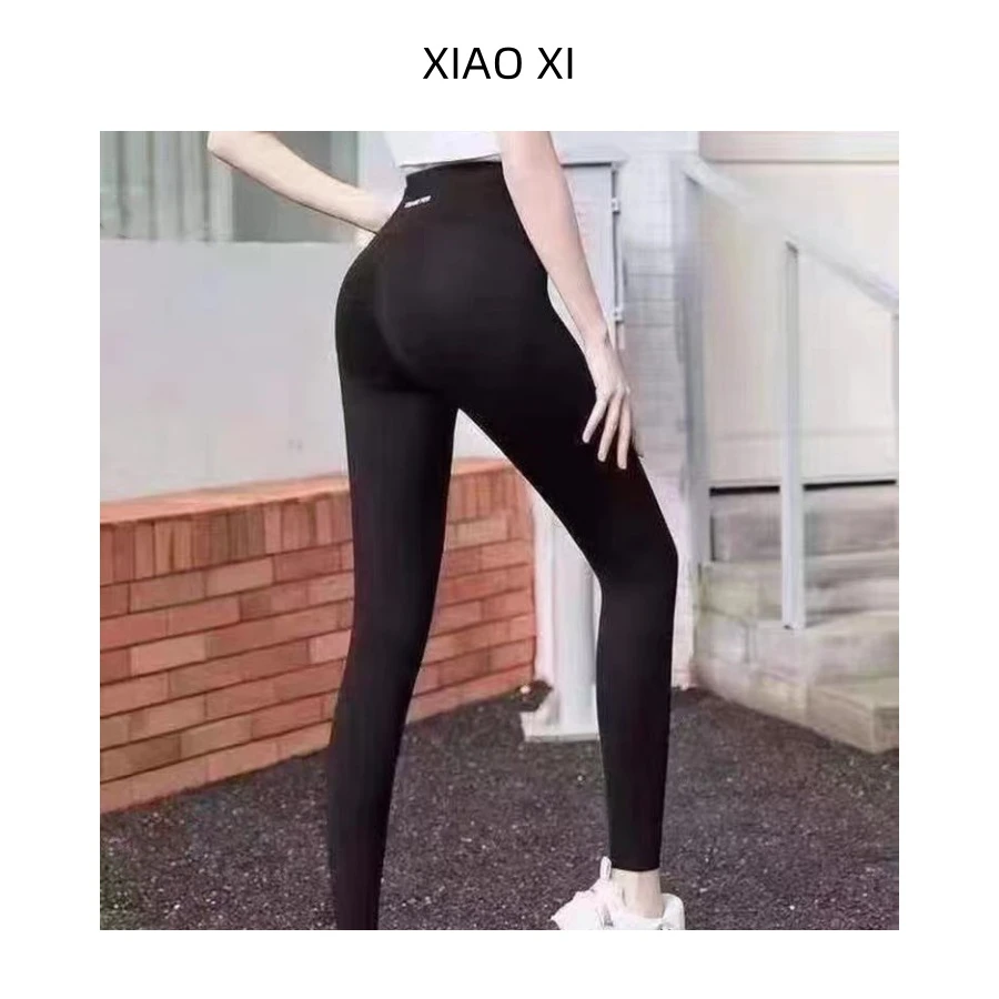 （XI JIA）强拉力矫正芭比提臀裤高腰瘦腿收腹鲨鱼裤打底裤