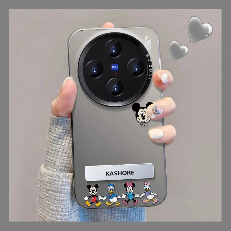 米奇老鼠适用vivox300Pro手机壳x200ultra保护套200s支架x100可爱