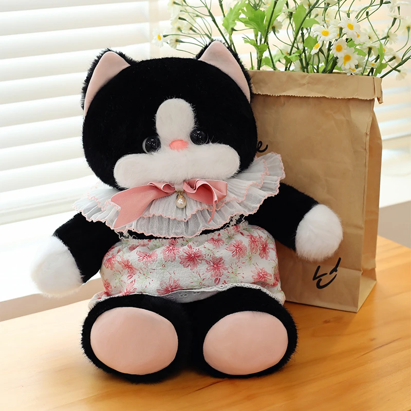 貂绒会跑步的猫咪毛绒玩具公仔陪伴送生日礼物儿童布娃娃超软玩偶