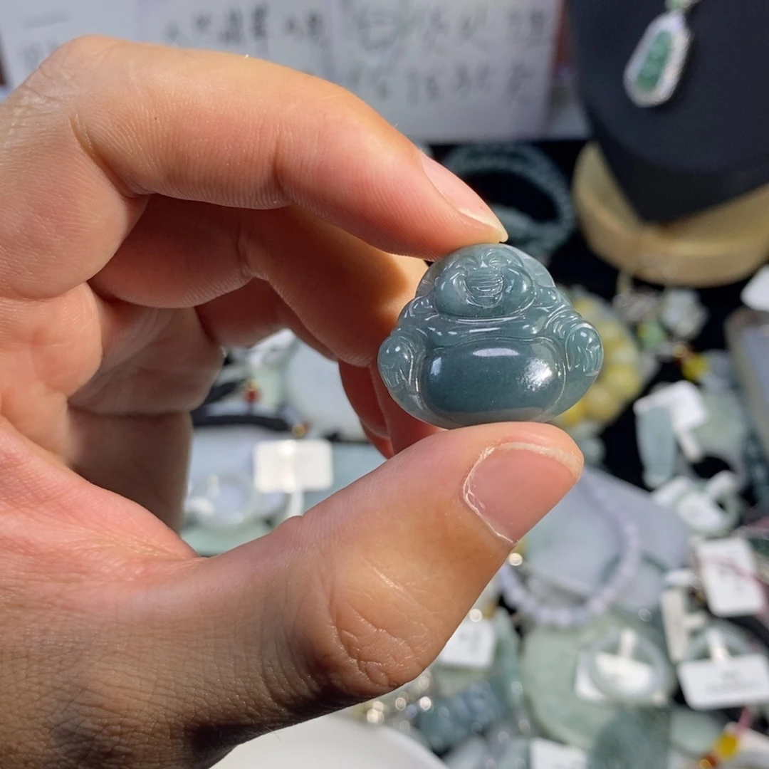 翡翠颈饰未镶嵌天然翡翠A货
