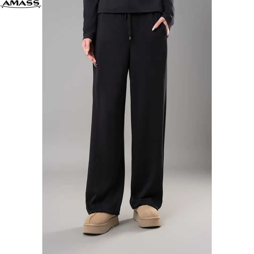 AMASS/阿玛施新款运动瑜伽面料垂感休闲裤女舒适宽松 5100515