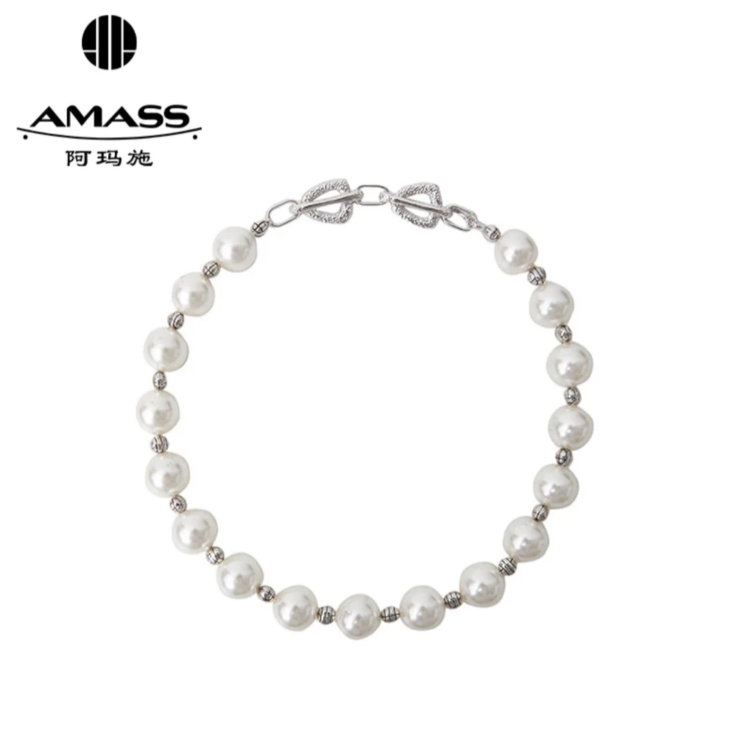 AMASS/阿玛施 合金玻璃项链 精致复古气质项链5900492