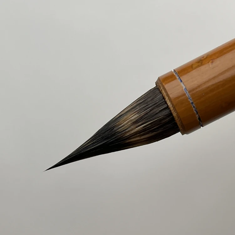 周坊老鹏  同源 纯紫豪  小楷 小行书 专业级毛笔 紫毫工笔出峰