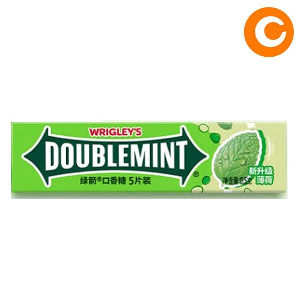 绿箭口香糖原味薄荷5片装13.5g/条