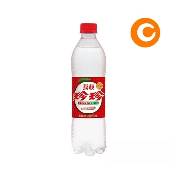 珍珍荔枝味汽水520ml/瓶