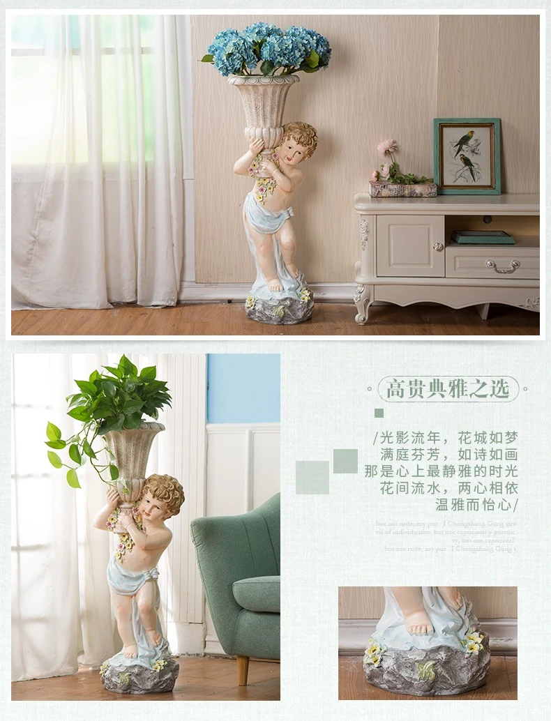 欧式风格落地花园庭院摆件大号