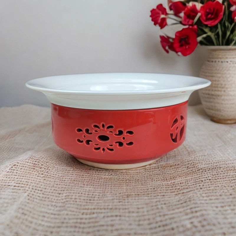 星空保温明炉陶瓷碗盘商用酒店餐具高档餐具餐具会所餐具自助餐炉