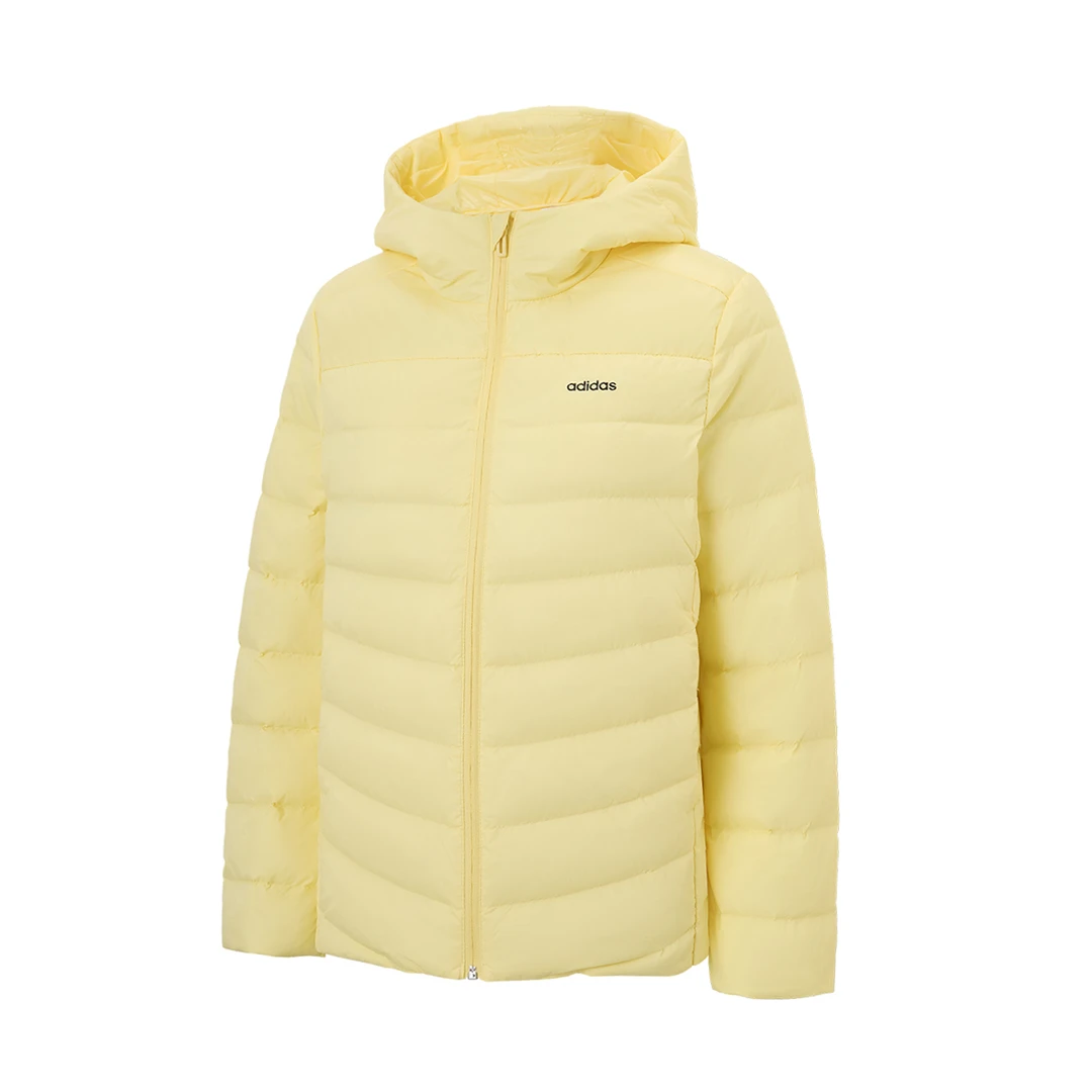 Adidas阿迪达斯新款连帽保暖休闲运动冬季女羽绒服JL9577