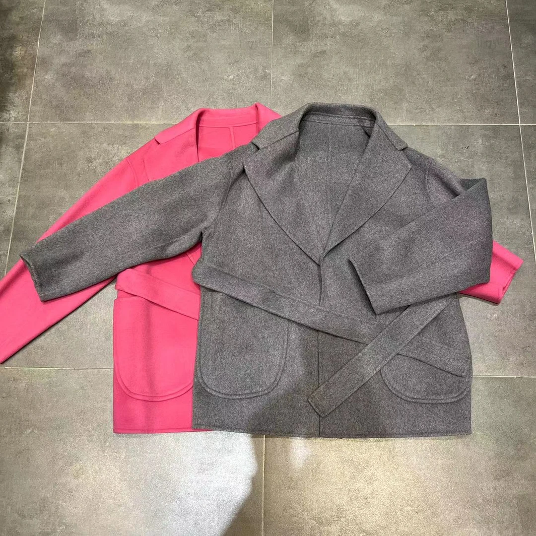 DM•STUDIO/秋冬重工绑带羊绒大衣（6003）