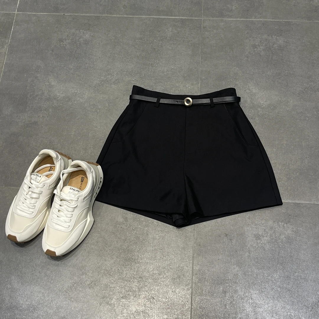 DM•STUDIO/夏季百搭配腰带短裤（06003）