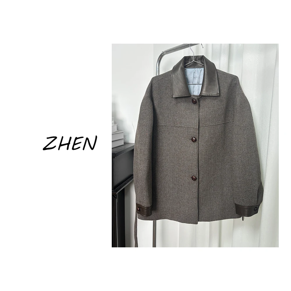 【ZHEN】K0768 2025新款西装外套职场风小众设计师款