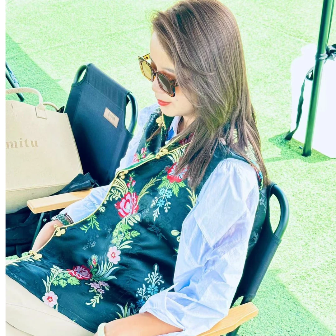 女款复古国风马甲外套藏式马甲名族服饰