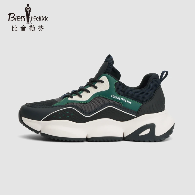 【SAFA SAHIN联名】比音勒芬户外春秋季新款男休闲运动老爹鞋