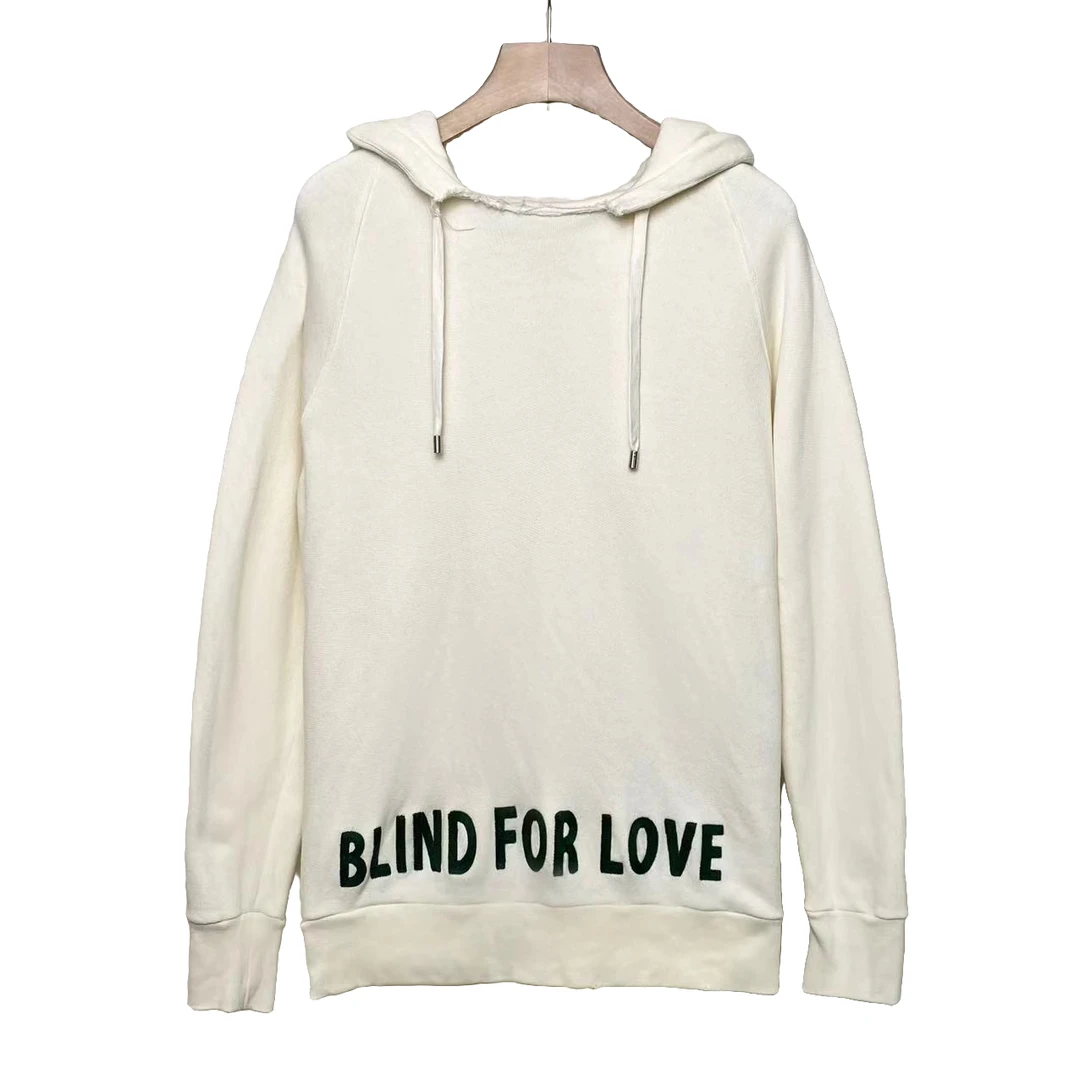 95新 GUCCI/古驰 潮流 时尚百搭 连帽 刺绣 卫衣/XS码/XG-Y18366