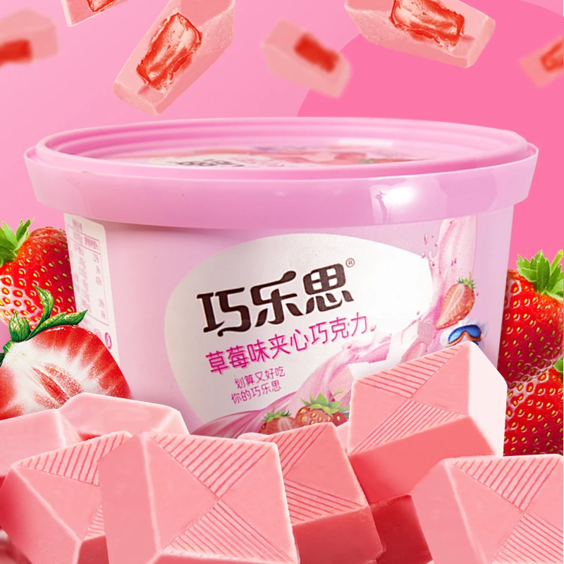 巧乐思草莓夹心400g