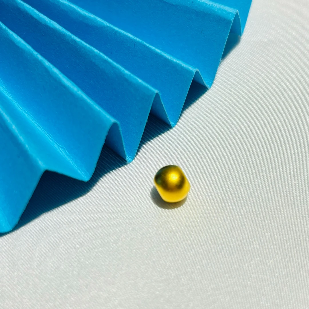 黄金足金999黄金古法转运珠
