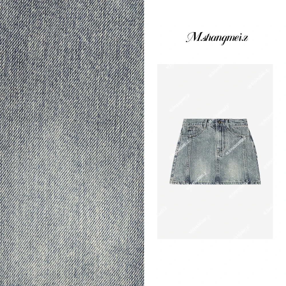 M.SHANGMEI.Z/沐熙美大哥时尚夏季水洗高智淡人风短裙x040340