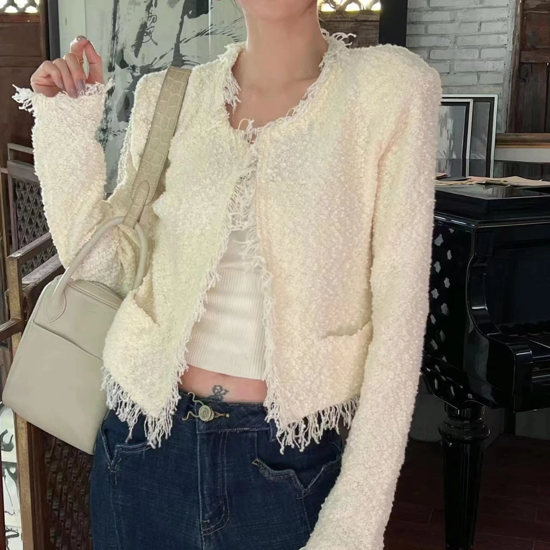 M.SHANGMEI.Z/沐熙美大哥小众法式轻奢小香风设计感外套x0548