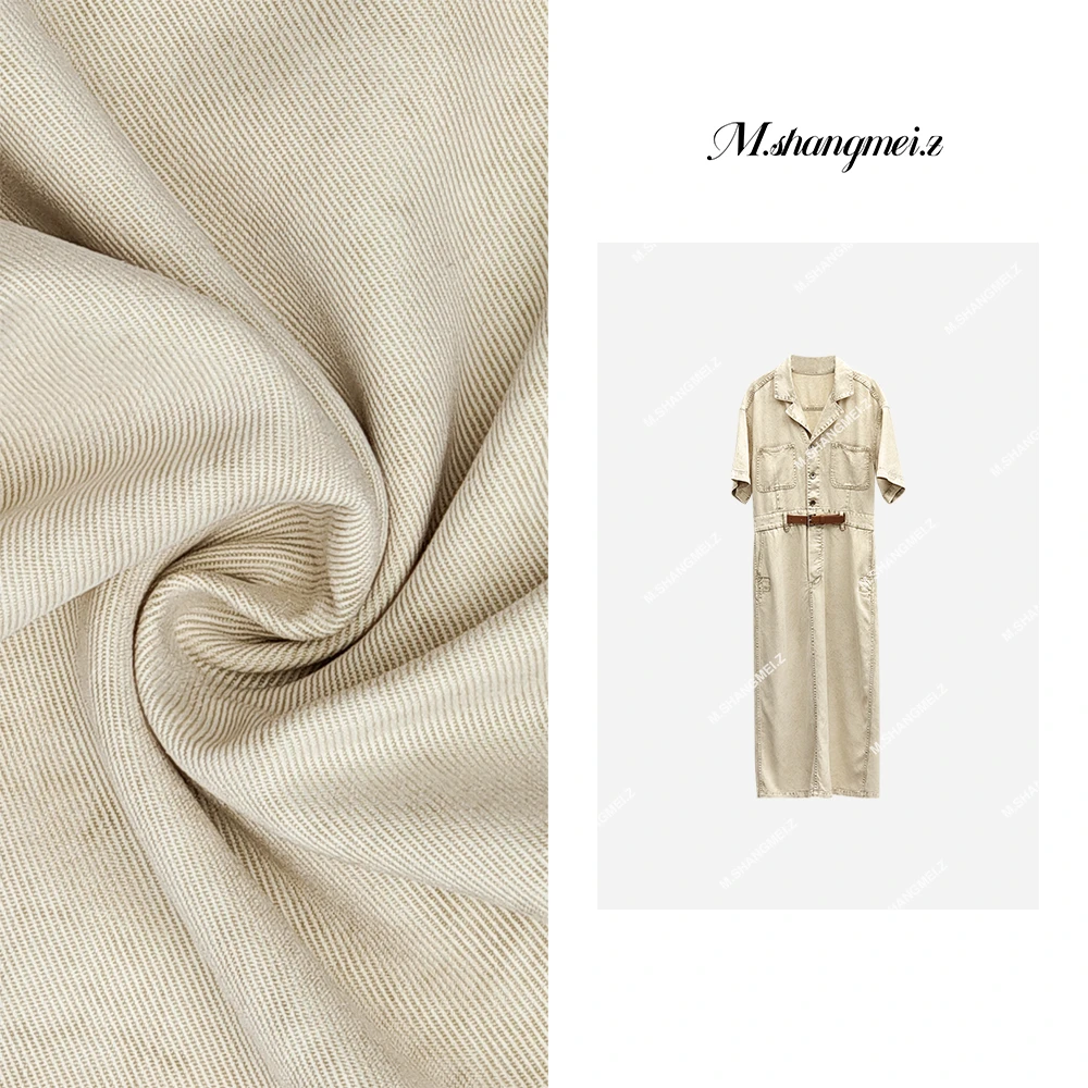 M.SHANGMEI.Z/沐熙美大哥气质时尚设计感复古宽松连衣裙X050495