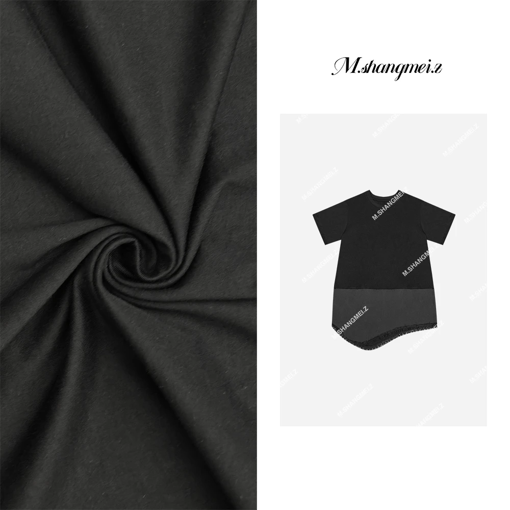 M.SHANGMEI.Z/沐熙美大哥夏季设计感拼接蕾丝上衣X050531