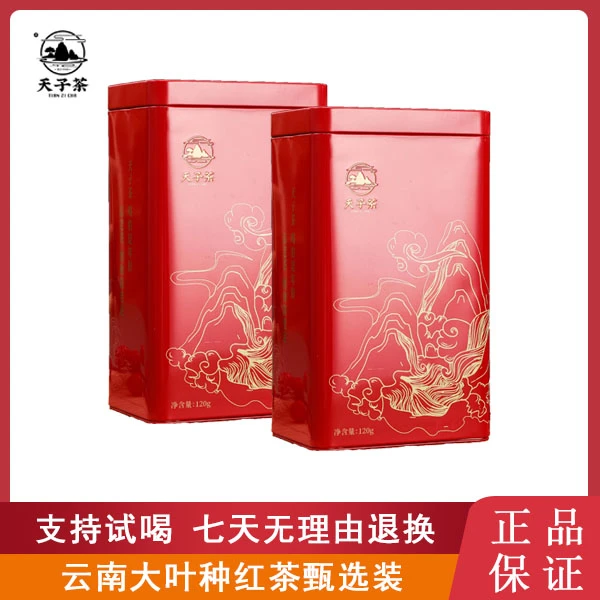 真命至尊天子茶甄选红茶老树茶方罐装120克 清香型 自己喝 品质茶